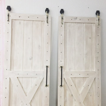White Wash Barn Doors
