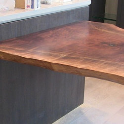 Madison Park Walnut Slab Dining Table - Dining Tables