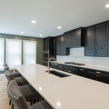 Overland Park Kitchen Remodel with Pantry Addition + Speakeasy Powder Bath