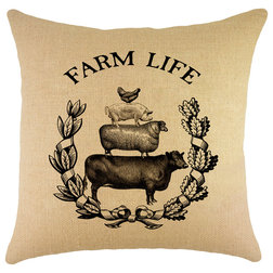 Farmhouse Decorative Pillows by TheWatsonShop