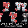 Original Art of the NFL 2004 Atlanta Falcons Uniform