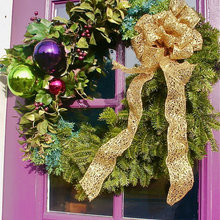 Holiday door decorations
