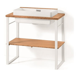 Mastela 6662C Vanity Unit with Ceramic Sink - Bathroom Vanities And Sink Consoles