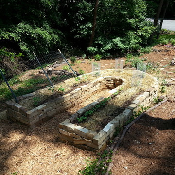 Rock Raised Veggie Garden Bed
