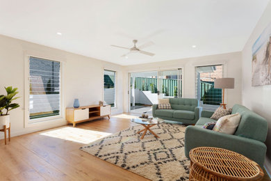 Modern living room in Sydney.