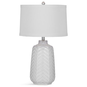 Bassett Mirror Dalia Table Lamp in White Finish L3303TEC