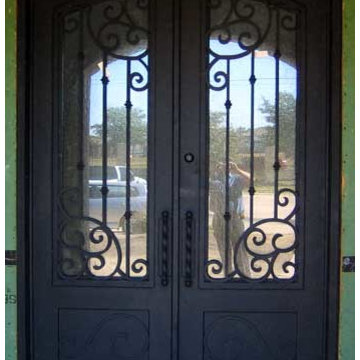 Square Iron Doors