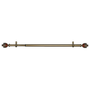 Camino Ava Window Rods and Finial, Set of 2, 48"