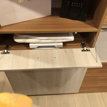 Las Vegas Luxury Walk In Closet with a Pull-Out Storage for Foldable Ironing Boa