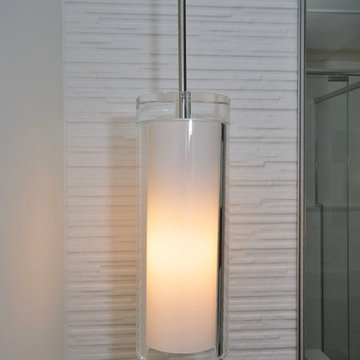 Pendant in contemporary bath