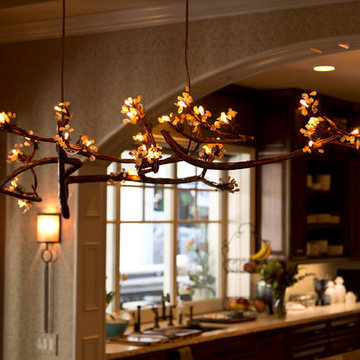 Traditional (with a twist) Stunning Chandelier Detail.