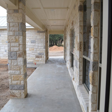 Custom Craftsman Style Porch Breezeway