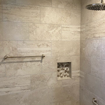 Full Home Remodel Featuring 9x9 Mosaic Tile Bathrooms