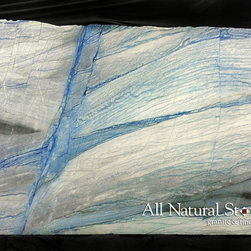 All Natural Stone - Azul Macaubas Quartzite Slab - Kitchen Countertops