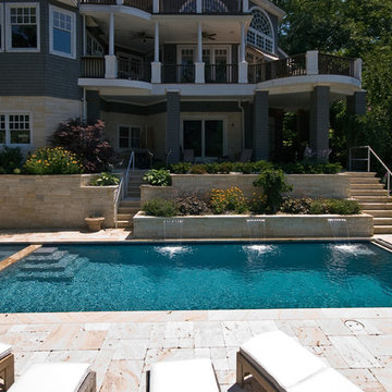 Water features, cascades, waterfalls, and fountains