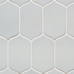 6th Avenue Cocoon Mosiac in Pale Sky Gloss - Tile