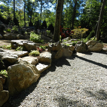 Boulder and Natural Elements Patio