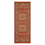 Unique Loom - Unique Loom Red Bardiya Sahand 2' 7 x 6' 7 Runner Rug - Our Sahand Collection brings the authentic feel of Persia into your home. Not only are these rugs unique, they can also be used in a variety of decorative ways. This collection graciously blends Persian and European designs with today's trends. The mixture of bright and subtle colors, along with the complexity of the vivacious patterns, will highlight any area in your house.