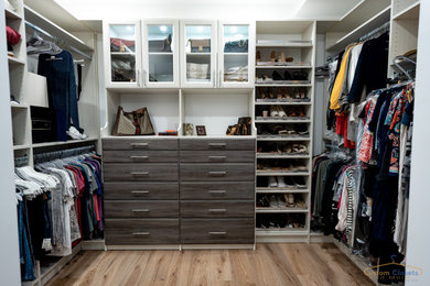 Mid-sized closet photo in New York
