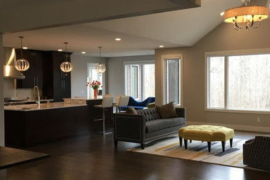Trendy living room photo in Other