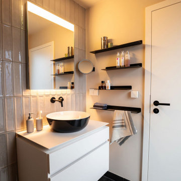 Kleines Badezimmer zum Wohlfühlen