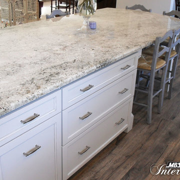 White & Blue Dream Kitchen