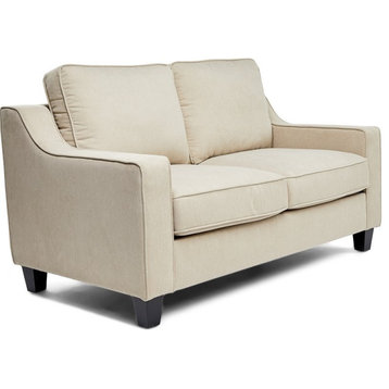 Finch Smithson Tan Loveseat With Track Arms