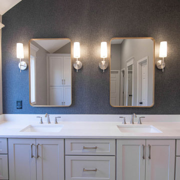 Timeless Primary Bathroom Remodel with Improved Storage & Layout