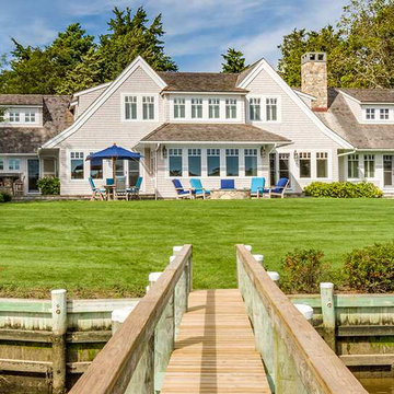 Summer Mooring - Harborfront Home, Dock & Landscape - Cape Cod, MA Custom Home