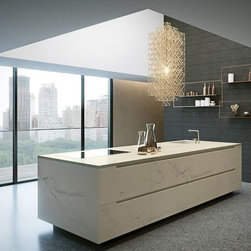 Kitchen benchtops with marble patterns - Kitchen Products