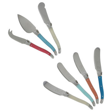 7 Piece Laguiole Cheese Knife And Spreader Set