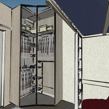 Progettazione cabina armadio
