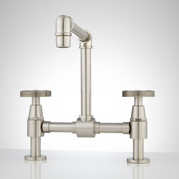 EDISON BRIDGE BATHROOM FAUCET WITH POP-UP DRAIN - Products