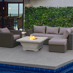 Monaco - Square Fire Table - Fire Pits