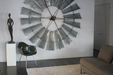 Inspiration for a modern living room remodel in Salt Lake City