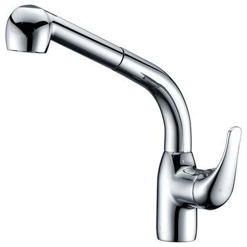 ANZZI Harbour Single-handle Pull-out Sprayer Kitchen Faucet In Polished Chrome
