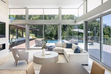 Inspiration for a modern living room remodel in San Francisco