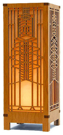 Frank Lloyd Wright Robie Art Glass Mini Lightbox Accent Lamp ...