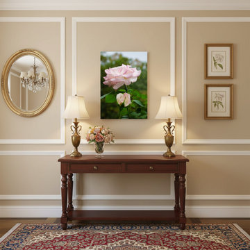Admiration Floral Botanical Nature Photo Traditional Style Wall Art
