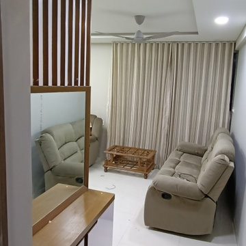 Mr Pinal Rawal's residence at Shivalik Park View, Shela, Ahmedabad Gujarat.