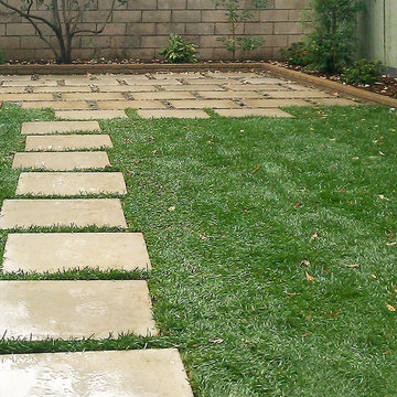 Concrete Paver Walkway and Patio area