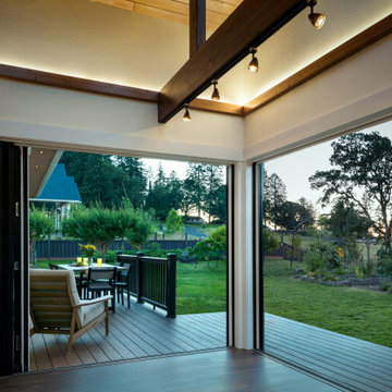 Craftsman Sunroom & Deck Addition