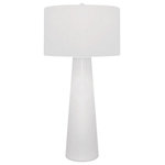 Elk Home - Elk Home 203 Obelisk - One Light Table Lamp - Obelisk One Light Ta White White Fabric S