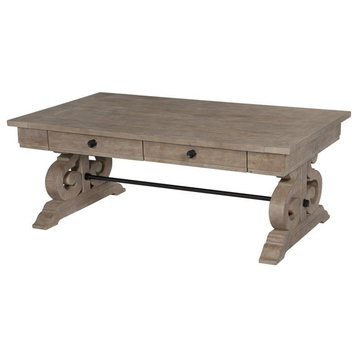 Beaumont Lane Park Rectangular Cocktail Table in Gray