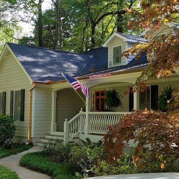 Copper Gutter & Downspouts