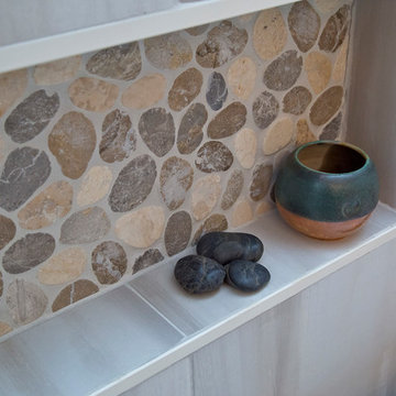 Inviting Industrial Master Bath