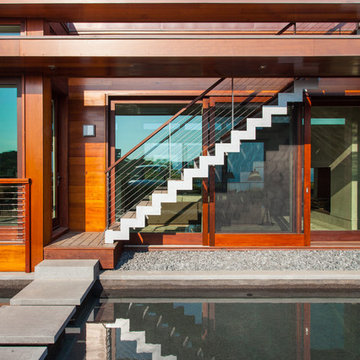 Modern Home Overlooking Cape Cod Bay - North Truro, MA