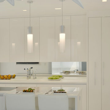Crisp & Clean White Kitchen in NYC