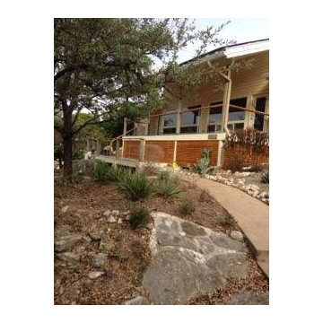 Cedar Deck Remodel with Cable Railings and Privacy Screens