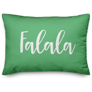 Falala, Light Green 14x20 Lumbar Pillow